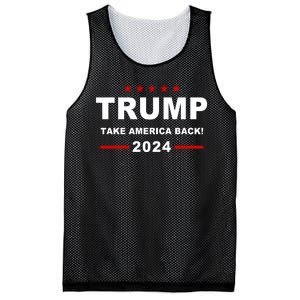 Trump 2024 Take America Back! Mesh Reversible Basketball Jersey Tank