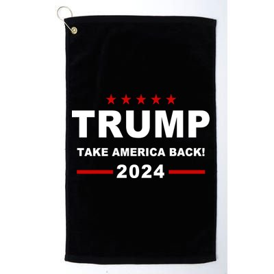 Trump 2024 Take America Back! Golf Towel