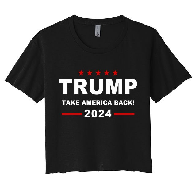 Trump 2024 Take America Back! Crop Top