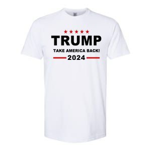 Trump 2024 Take America Back! Softstyle CVC T-Shirt