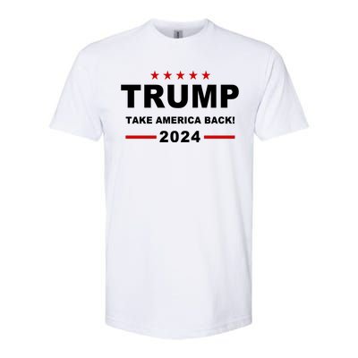 Trump 2024 Take America Back! Softstyle® CVC T-Shirt