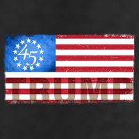 Trump 45 Betsy Ross 13 Original Colonies Flag Cool Comfort Performance Bucket Hat