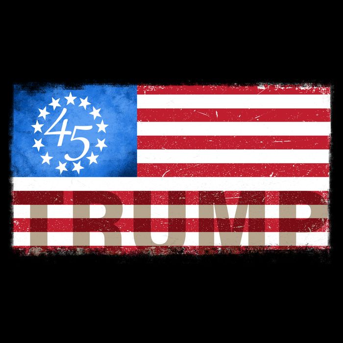 Trump 45 Betsy Ross 13 Original Colonies Flag Cooling Performance Crew T-Shirt