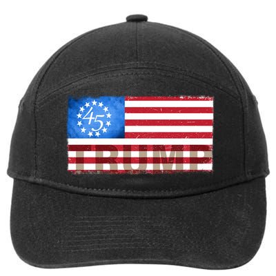 Trump 45 Betsy Ross 13 Original Colonies Flag 7-Panel Snapback Hat
