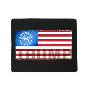 Trump 45 Betsy Ross 13 Original Colonies Flag Mousepad