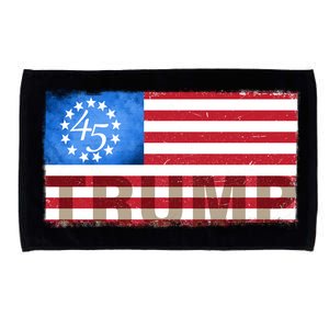 Trump 45 Betsy Ross 13 Original Colonies Flag Microfiber Hand Towel