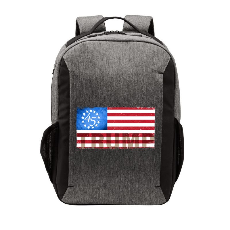 Trump 45 Betsy Ross 13 Original Colonies Flag Vector Backpack