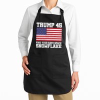 Trump 45 Find Your Safe Place Snowflake Apron