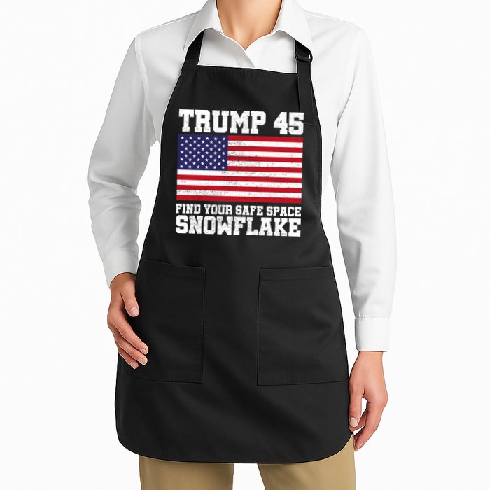 Trump 45 Find Your Safe Place Snowflake Apron