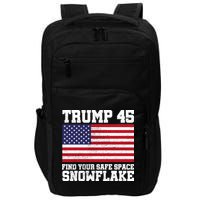 Trump 45 Find Your Safe Place Snowflake Impact Tech Backpack