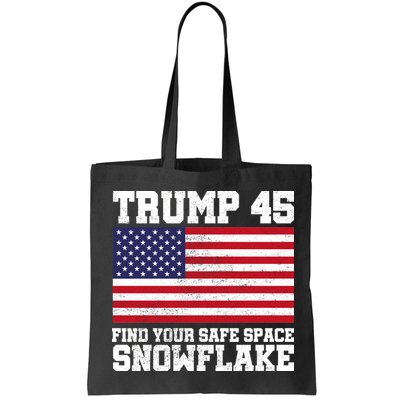 Trump 45 Find Your Safe Place Snowflake Bag