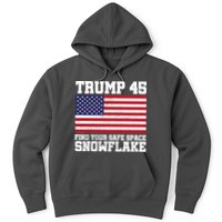 Trump 45 Find Your Safe Place Snowflake Hoodie