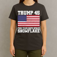 Trump 45 Find Your Safe Place Snowflake T-Shirt