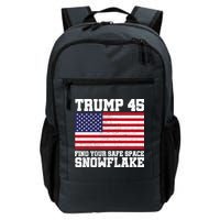 Trump 45 Find Your Safe Place Snowflake Backpack