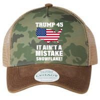 Trump 45 It Ain't A Mistake Snowflake Legacy Tie Dye Trucker Hat