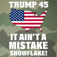 Trump 45 It Ain't A Mistake Snowflake Legacy Tie Dye Trucker Hat