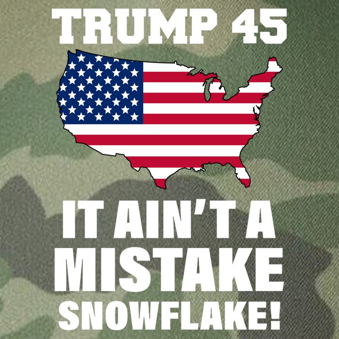 Trump 45 It Ain't A Mistake Snowflake Legacy Tie Dye Trucker Hat
