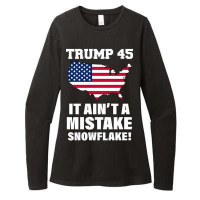 Trump 45 It Ain't A Mistake Snowflake Womens CVC Long Sleeve Shirt