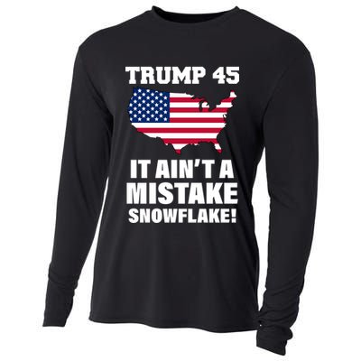 Trump 45 It Ain't A Mistake Snowflake Cooling Performance Long Sleeve Crew