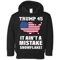 Trump 45 It Ain't A Mistake Snowflake Toddler Hoodie