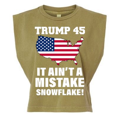 Trump 45 It Ain't A Mistake Snowflake Garment-Dyed Women's Muscle Tee