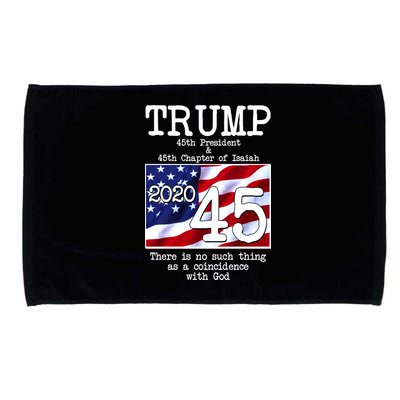 Trump 45th President 45th Chapter Of Isaiah Microfiber Hand Towel