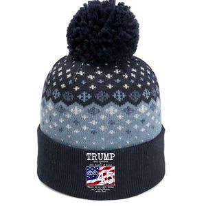 Trump 45th President 45th Chapter Of Isaiah The Baniff Cuffed Pom Beanie