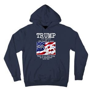 Trump 45th President 45th Chapter Of Isaiah Tall Hoodie