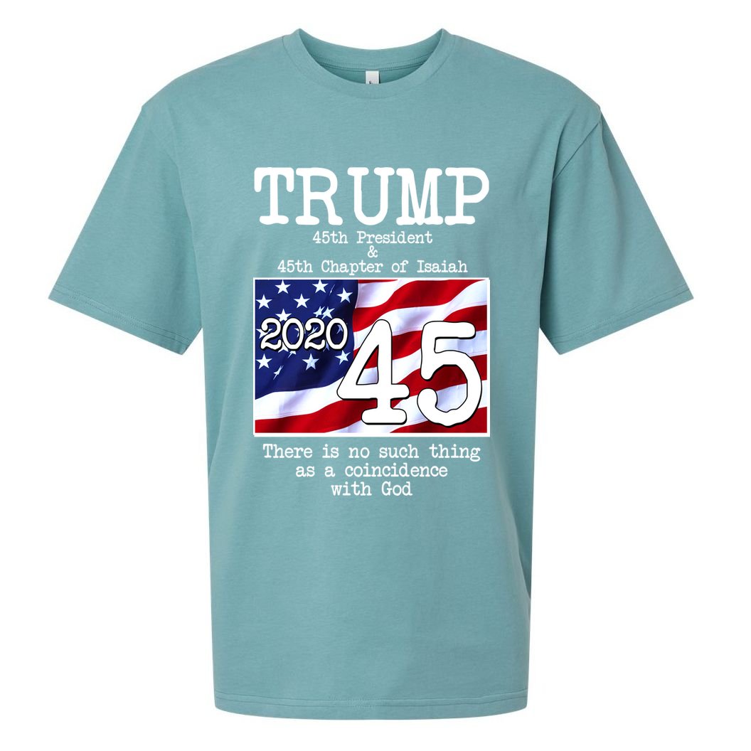 Trump 45th President 45th Chapter Of Isaiah Sueded Cloud Jersey T-Shirt