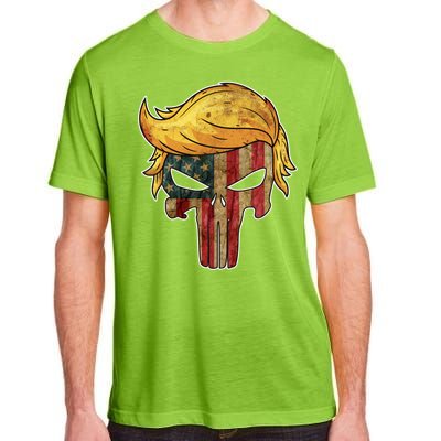 Trump American Skull Golden Hair Adult ChromaSoft Performance T-Shirt