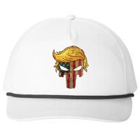 Trump American Skull Golden Hair Snapback Five-Panel Rope Hat