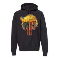 Trump American Skull Golden Hair Premium Hoodie