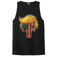 Trump American Skull Golden Hair PosiCharge Competitor Tank