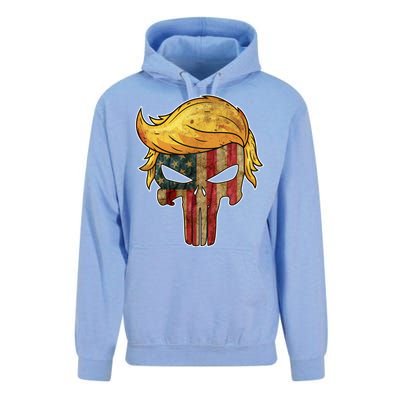 Trump American Skull Golden Hair Unisex Surf Hoodie