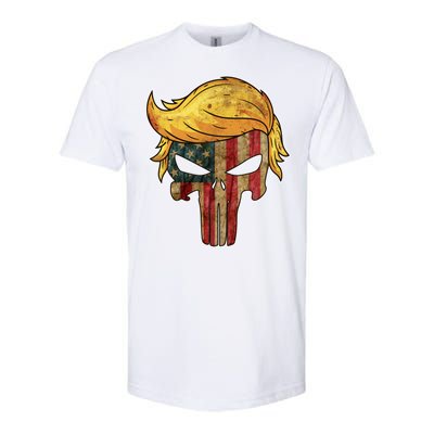 Trump American Skull Golden Hair Softstyle® CVC T-Shirt