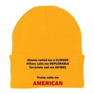 Trump Calls Me American Knit Cap Winter Beanie