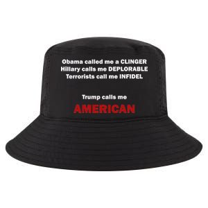 Trump Calls Me American Cool Comfort Performance Bucket Hat