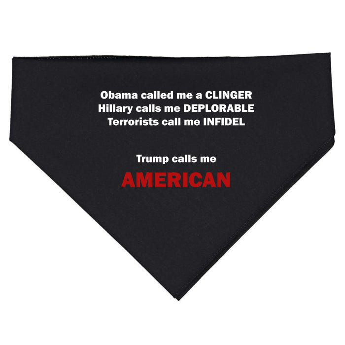 Trump Calls Me American USA-Made Doggie Bandana