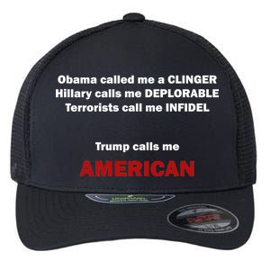 Trump Calls Me American Flexfit Unipanel Trucker Cap