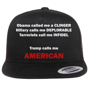 Trump Calls Me American Flat Bill Trucker Hat