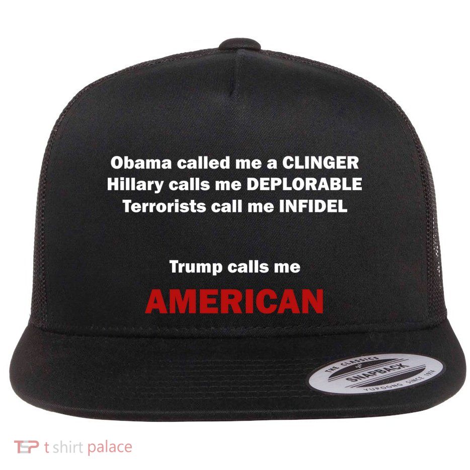 Trump Calls Me American Flat Bill Trucker Hat