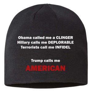 Trump Calls Me American Sustainable Beanie