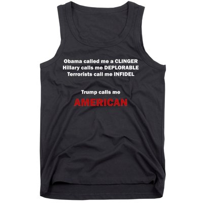 Trump Calls Me American Tank Top