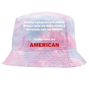 Trump Calls Me American Tie-Dyed Bucket Hat