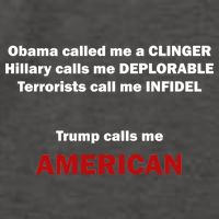 Trump Calls Me American Vector Backpack