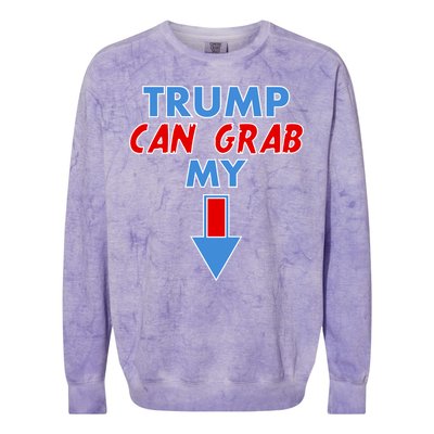 Trump Can Grab My Pussy Arrow 2020 Election Colorblast Crewneck Sweatshirt