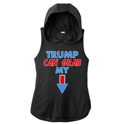 Trump Can Grab My Pussy Arrow 2020 Election Ladies PosiCharge Tri-Blend Wicking Draft Hoodie Tank