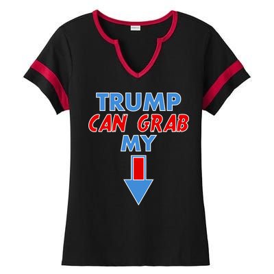 Trump Can Grab My Pussy Arrow 2020 Election Ladies Halftime Notch Neck Tee