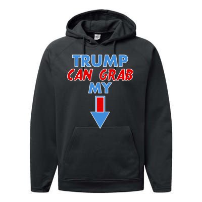 Trump Can Grab My Pussy Arrow 2020 Election Performance Fleece Hoodie