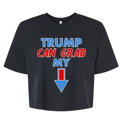 Trump Can Grab My Pussy Arrow 2020 Election Bella+Canvas Jersey Crop Tee